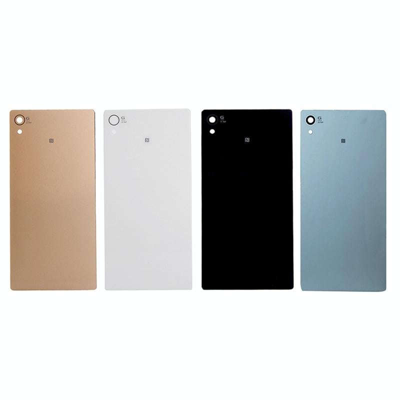 Original Glass Material Back Housing Cover for Sony Xperia Z4(Black)