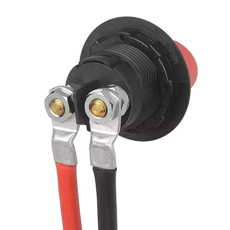 8AWG 10-6 Car 50cm Red + Black Pure Copper Battery Inverter Cable