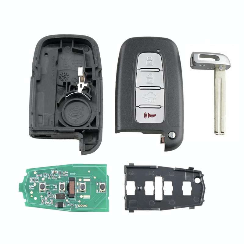 For Hyundai 4-button Car Key Shell FCCID: SY5HMFNA04 ID46 315Mhz Car