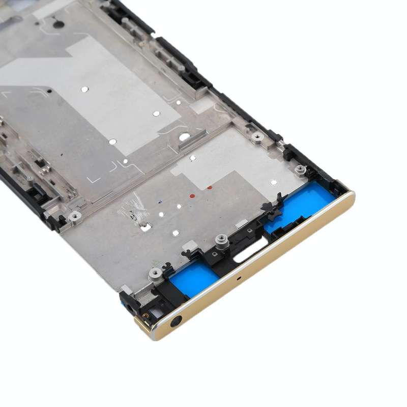 Front Housing LCD Frame Bezel Plate for Sony Xperia XA1 Ultra (Gold)