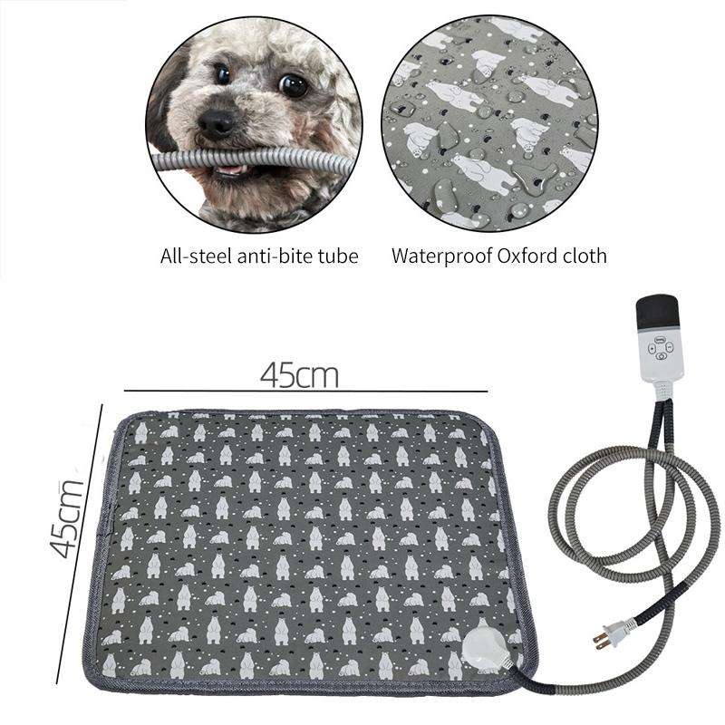 CW45 45x45cm Multi-level Temperature Regulating Timing Pet Heating Pad, Spec: US Plug