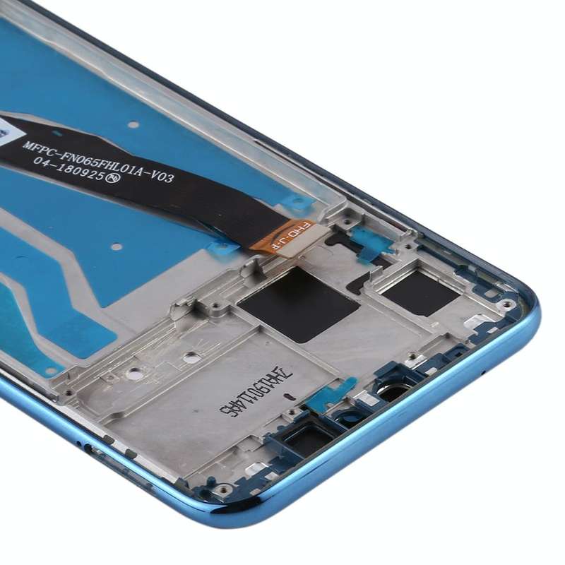 OEM LCD Screen for Huawei Y9 (2019) Digitizer Full Assembly with Frame(Blue)