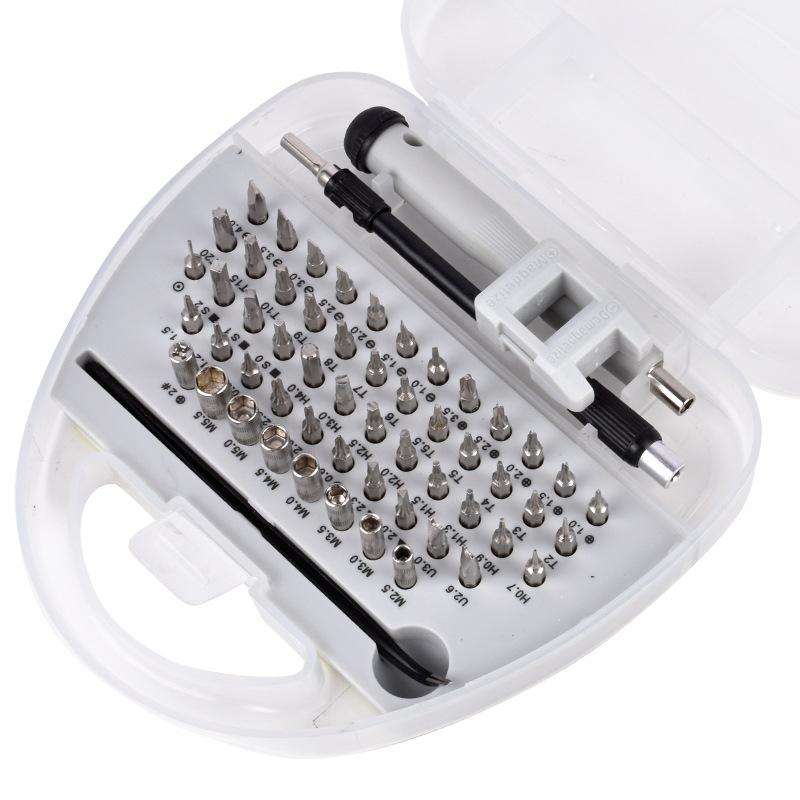 Weeks 58 in 1 Chrome Vanadium Steel Mobile Phone Repair And Disassembly Tool Screwdriver Set