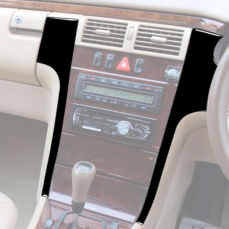 For Mercedes-Benz E-Class W210 1996-2002 Car Center Console Side Decorative Sticker, Right Drive