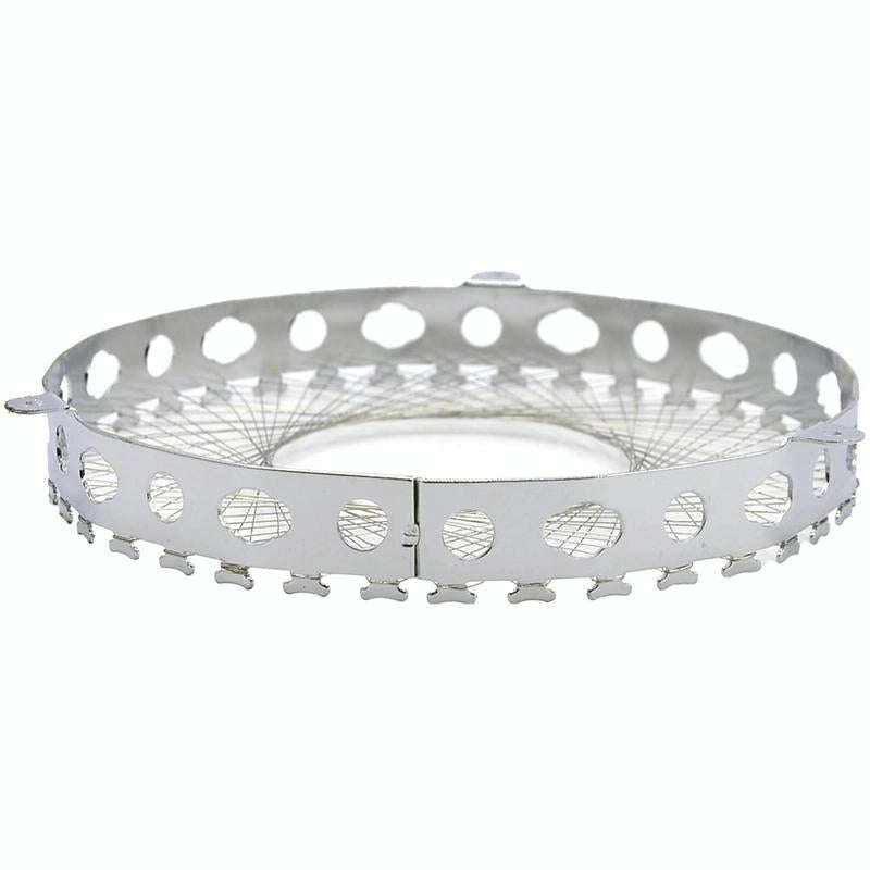 2 PCS Stainless Steel Gas Circle for Gas Cooker Fireproof Windproof Gas Energy Saving Hood Kitche...