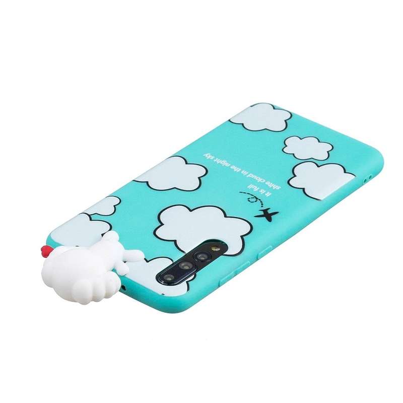 For Huawei P20 Shockproof Cartoon TPU Protective Case(Clouds)