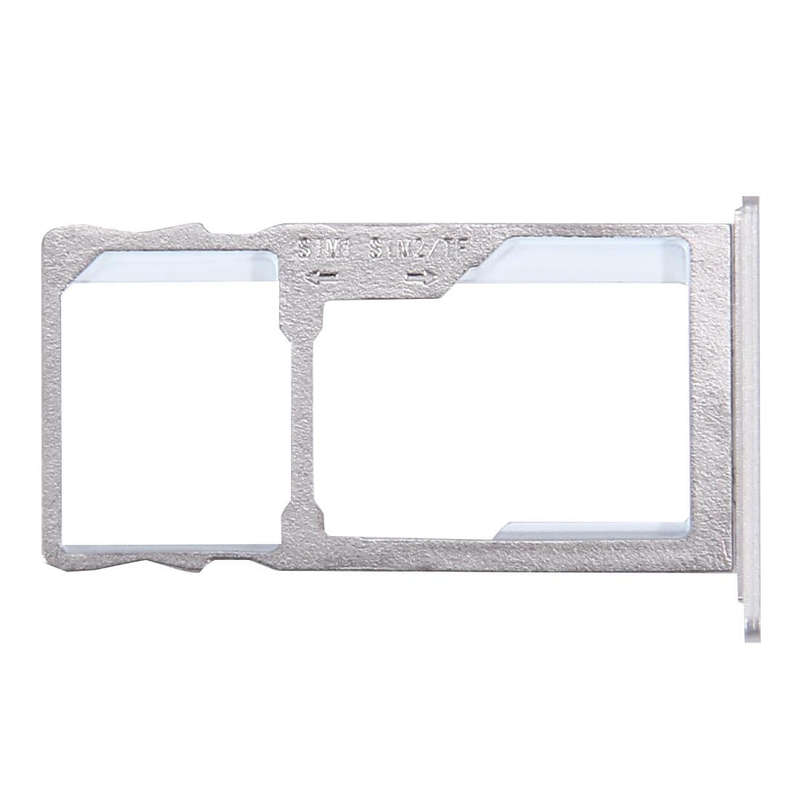 For Meizu M3 Note / Meilan Note 3 SIM + SIM / Micro SD Card Tray  (Silver)