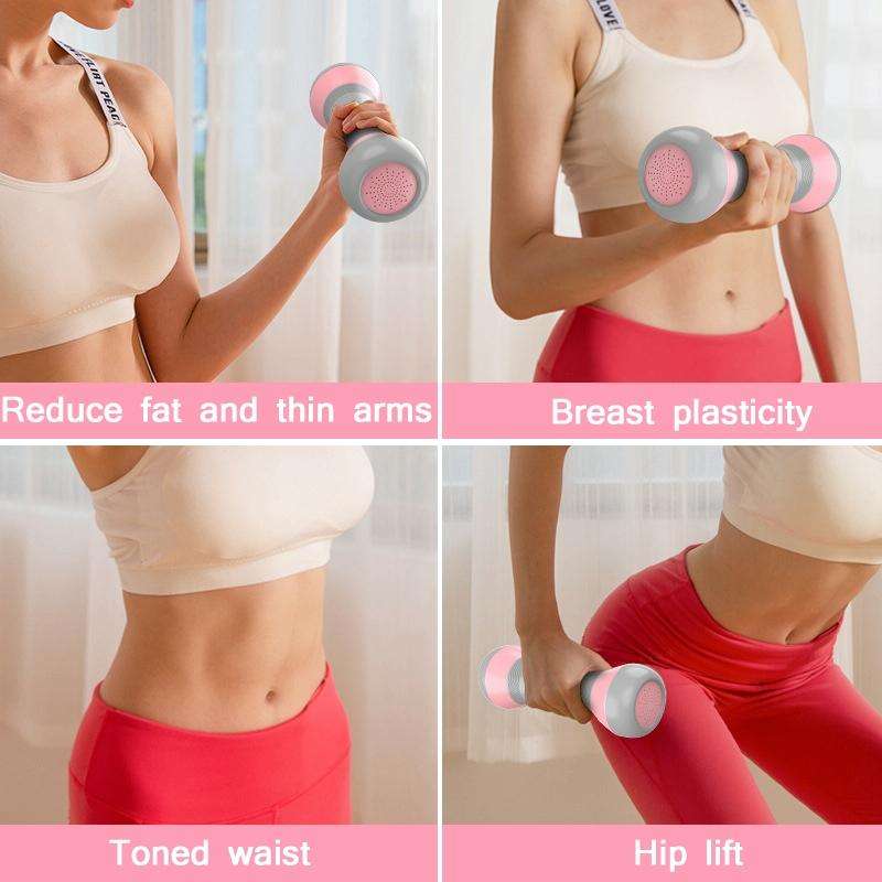 Ladies Home Adjustable Weight Fitness Dumbbells Arm Muscle Shaper, Weight: 4kgPink