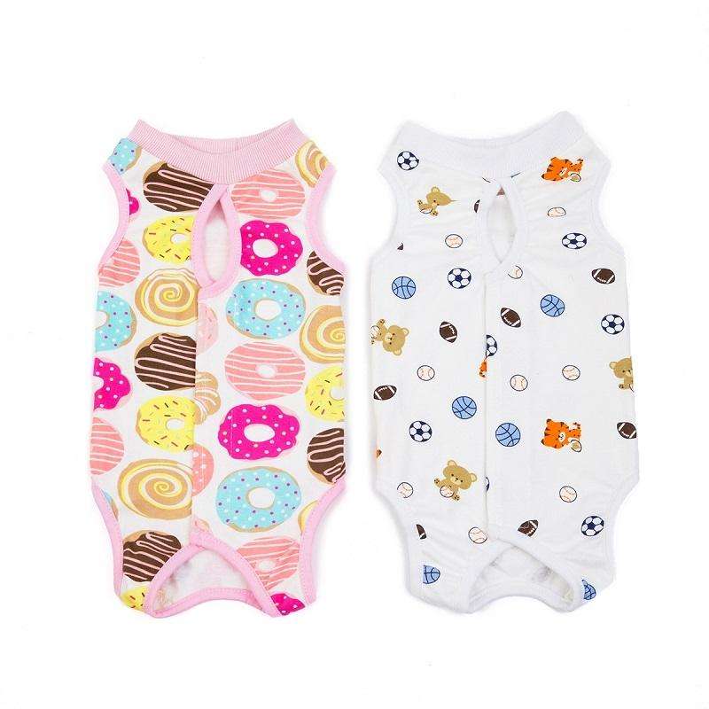 Female Cat Breathable And Anti-Licking Sterilization Clothing, Size: L(Football)