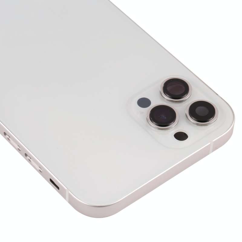Back Housing Cover with Appearance Imitation of iP13 Pro for iPhone 11(White)