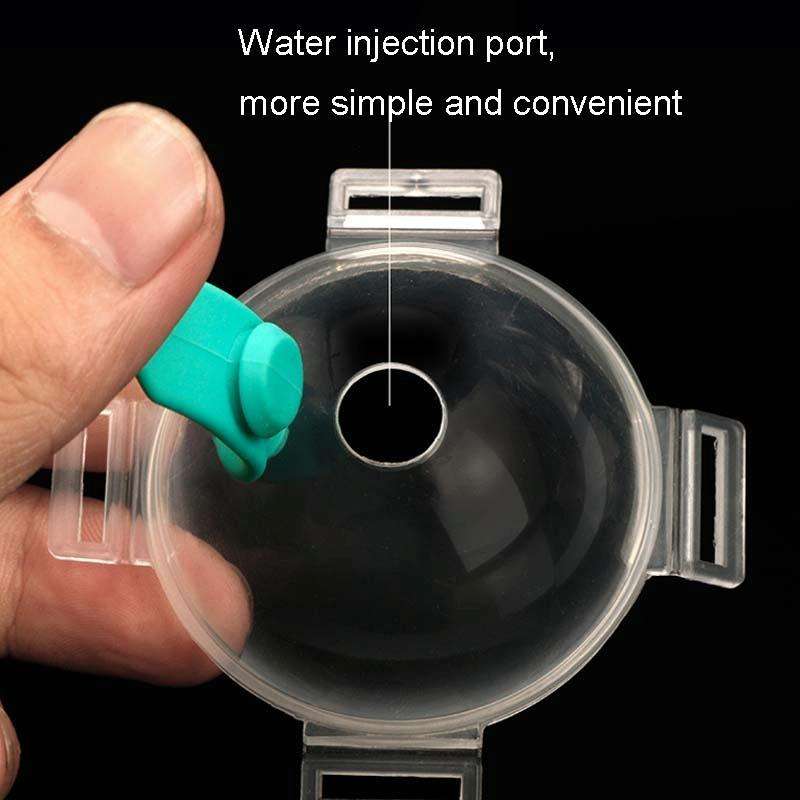 12 PCS Whiskey Ice Ball Mold Silicone PP Round Ice Tray Random Color Delivery, Style:Detachable C...
