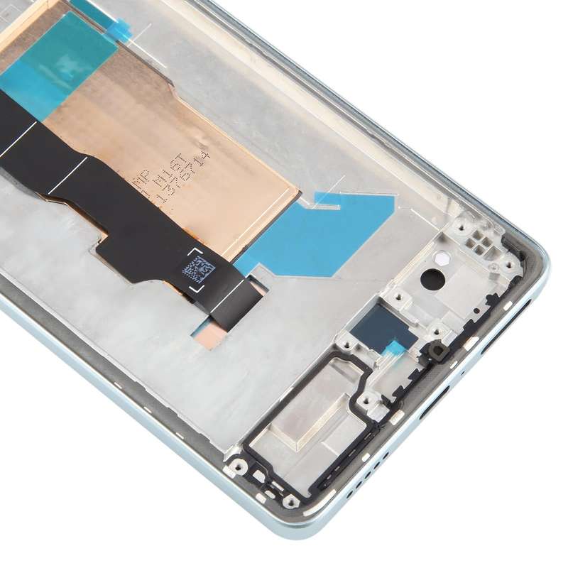 For Xiaomi Poco F5 Original AMOLED Material LCD Screen Digitizer Full Assembly with Frame (Blue)