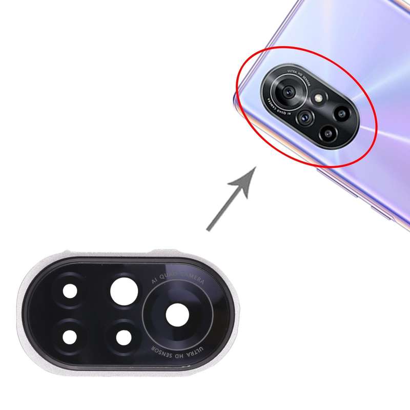 For Huawei Nova 8 5G  10pcs Camera Lens Cover (Black)