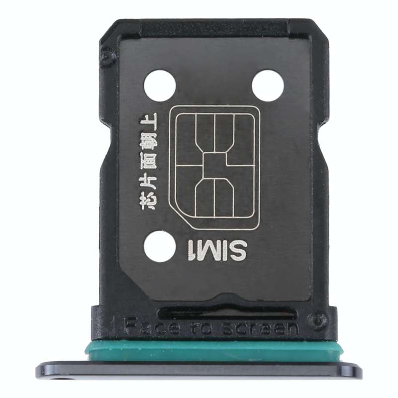 For OPPO Reno7 SE 5G SIM Card Tray + SIM Card Tray (Black)