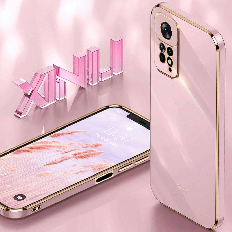For Xiaomi Redmi Note 11 Pro 4G/5G Foreign XINLI Straight Edge 6D Electroplate TPU Phone Case(Che...