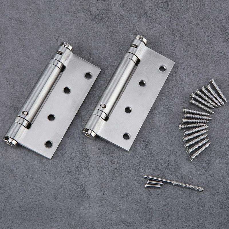 2pcs /Set 4 Inch Stainless Steel Hinge Free Slotting Door Switch Hinge