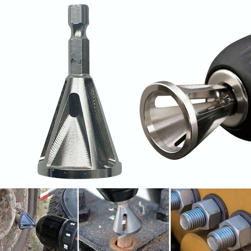 Stainless Steel Deburring External Chamfer Tool High Strength Hardness Drill Bit Remove Burr Hexa...