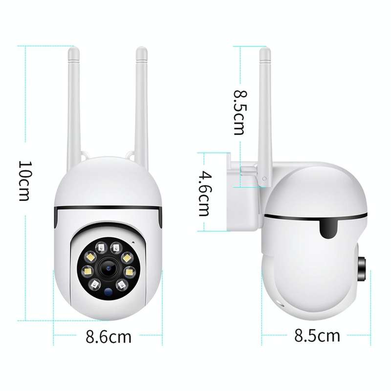 A7 1080P HD Wireless WiFi Smart Surveillance Camera Support Night Vision / Two Way Audio without ...