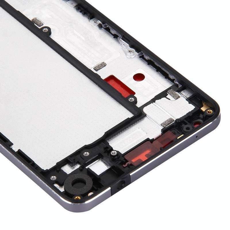 Front Housing LCD Frame Bezel Plate for Microsoft Lumia 650 (Black)