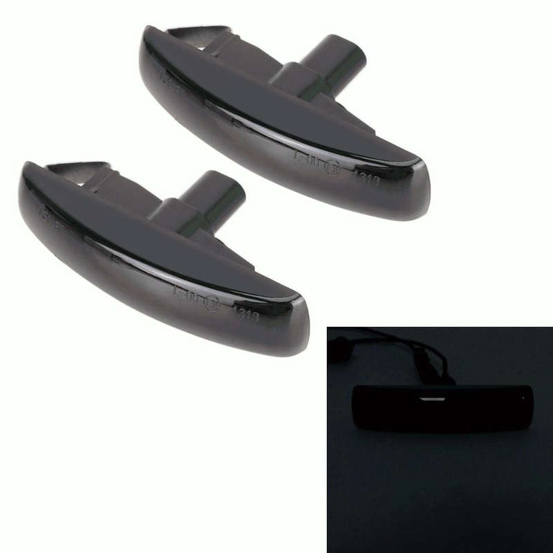2 PCS DC12V / 3W Car LED Dynamic Blinker Side Lights Flowing Water Turn Signal Light for Land Rov...