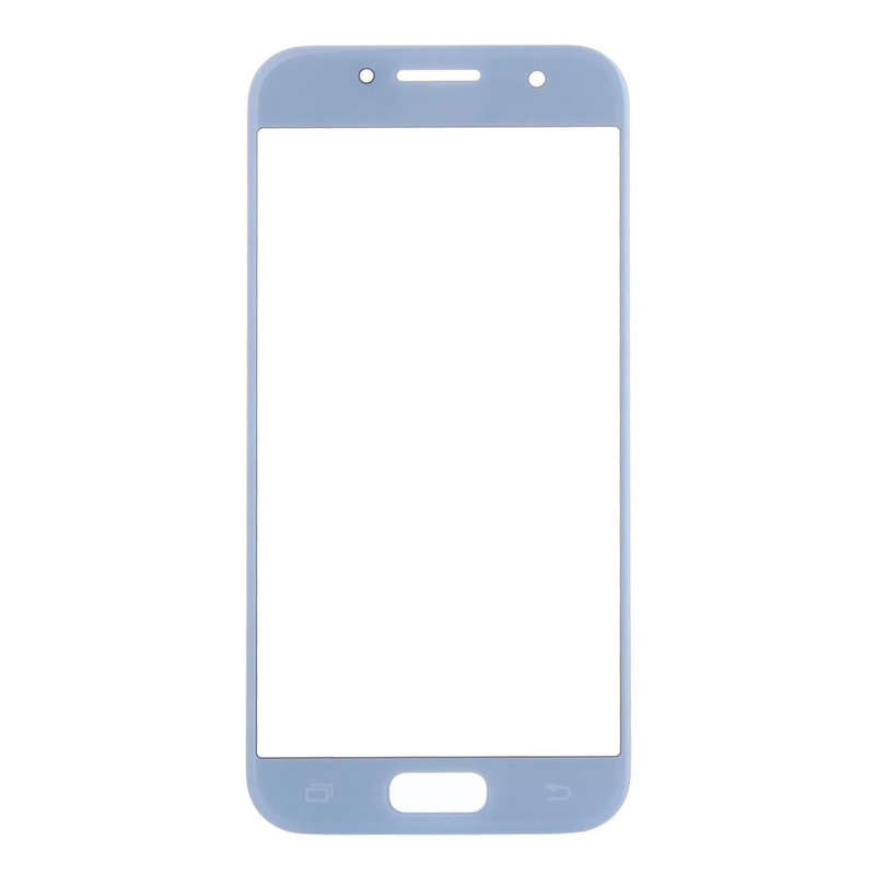 For Galaxy A5 (2017) / A520 Front Screen Outer Glass Lens (Blue)