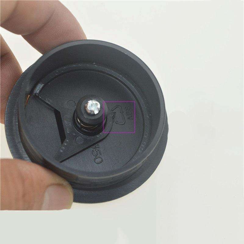 20 PCS ABS Plastic Round Cable Box Computer Desk Cable Hole Cover, Specification: 53mm (White)