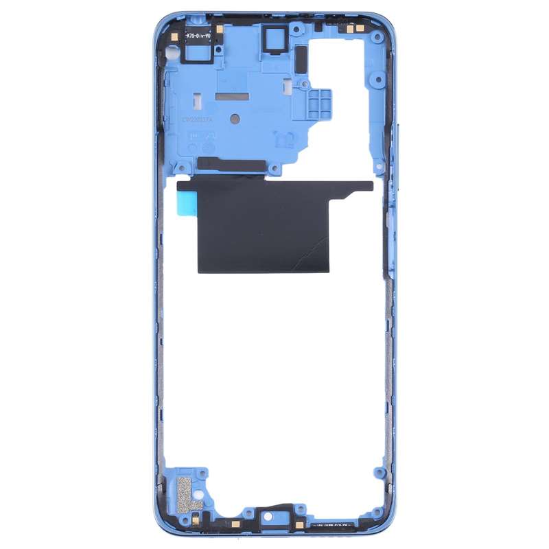 Original Middle Frame Bezel Plate for Xiaomi Poco M4 Pro 4G MZB0B5VIN(Blue)