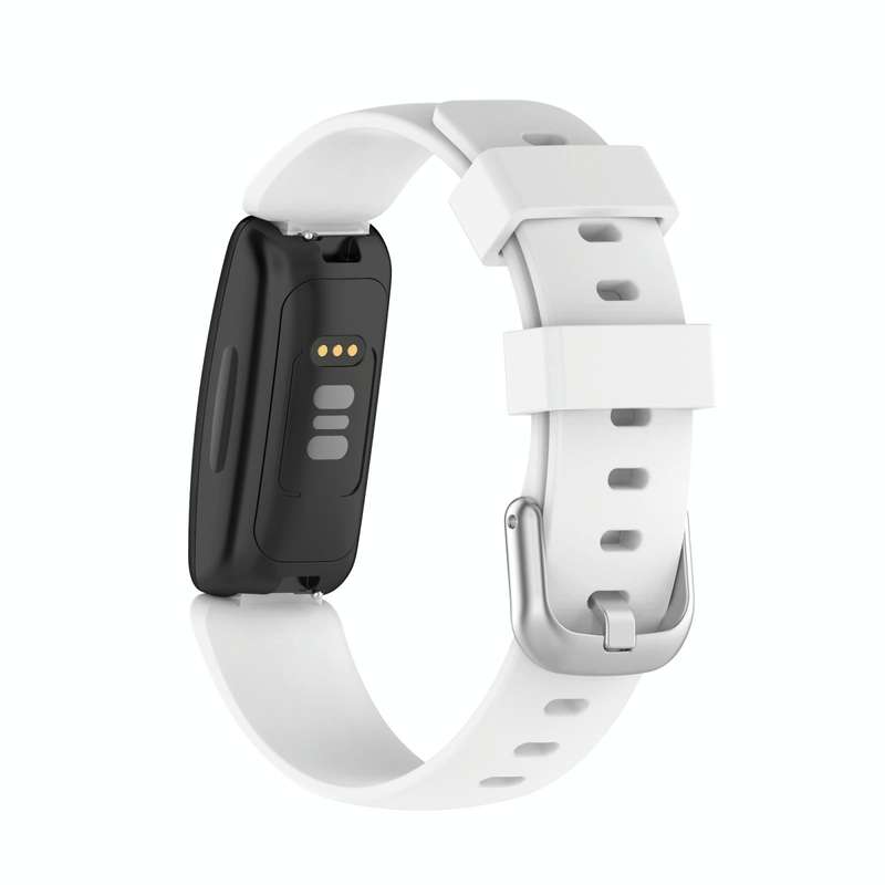 For Fitbit Inspire 2 TPE Watch Band, Size:S(White)