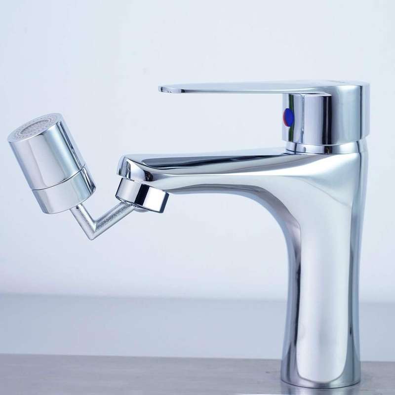 720-Degree Universal Rotating Faucet Anti-Splash Spout Filter Dual-Function Faucet, Specification...