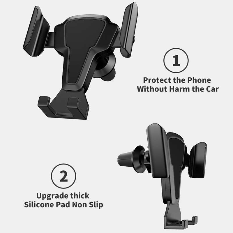FLOVEME YXF204095_1 Car Air Outlet Mount Automatic Retractable Arm Phone Holder Stand for 4-6.5 i...