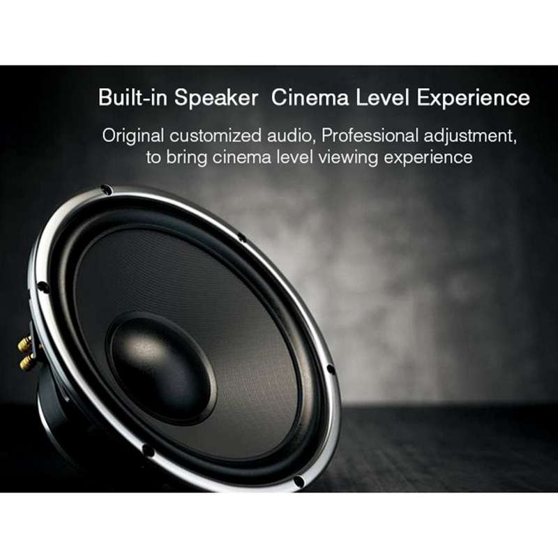 YG670 1920x1080 3000 Lumens Portable Home Theater LED HD Digital Projector, Android Version(Black)