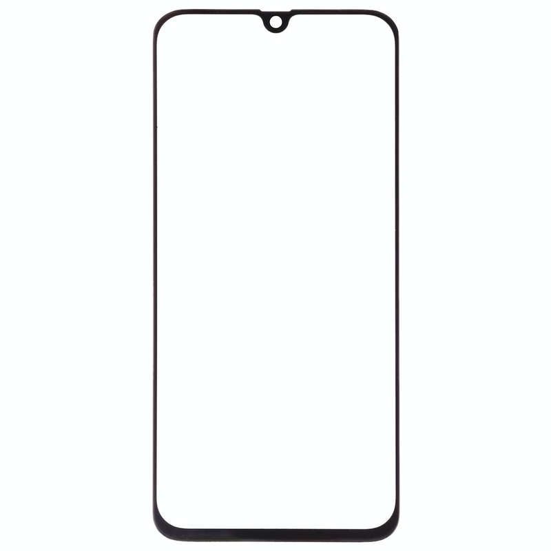 For Galaxy A40 Front Screen Outer Glass Lens (Black)