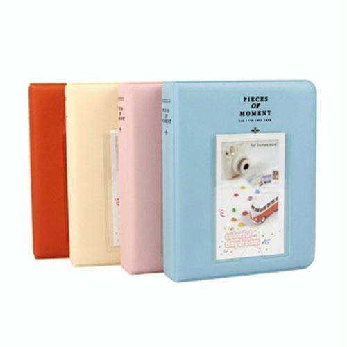64 Pockets Name Card Pieces for Fujifilm Instax Mini 8 /7s /70 /25 /50s /90(Orange)