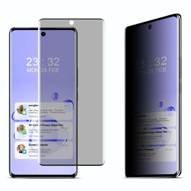 For vivo V30 5G/V30 Pro 5G/S18 5G/S18 Pro 5G imak 3D Curved Privacy Full Screen Tempered Glass Film