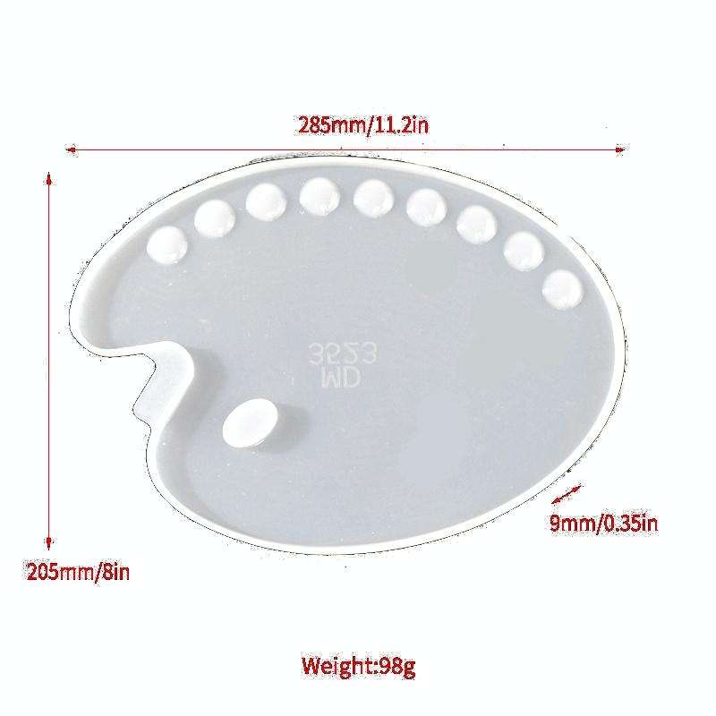 Crystal Epoxy Mold DIY Palette Silicone Mold(Palente Mould MD3523)