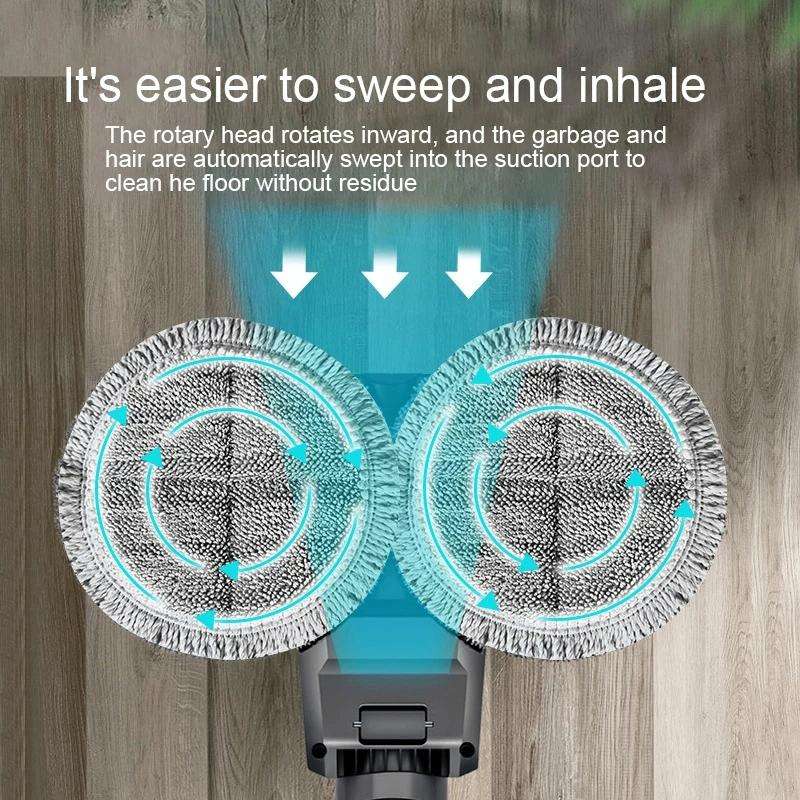 For Dyson V7 / V8 / V10 / V11 X004 Electric Mop Head Wet Towing Household Floor Cleaning Head wit...