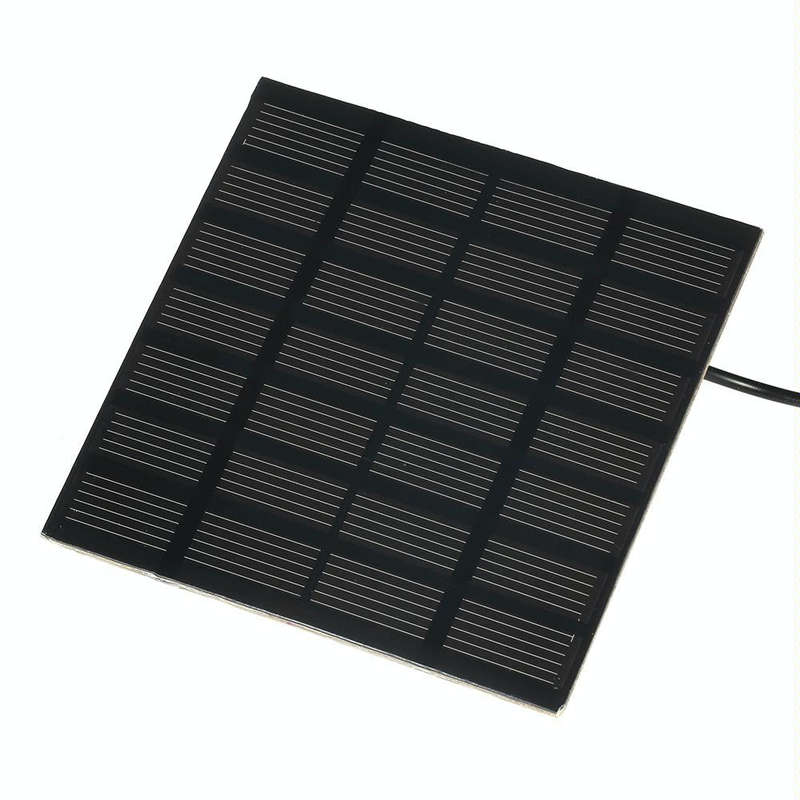 Garden Rockery Decoration Solar Fountain DC Water Pump Suspension Sprinkler(Black)