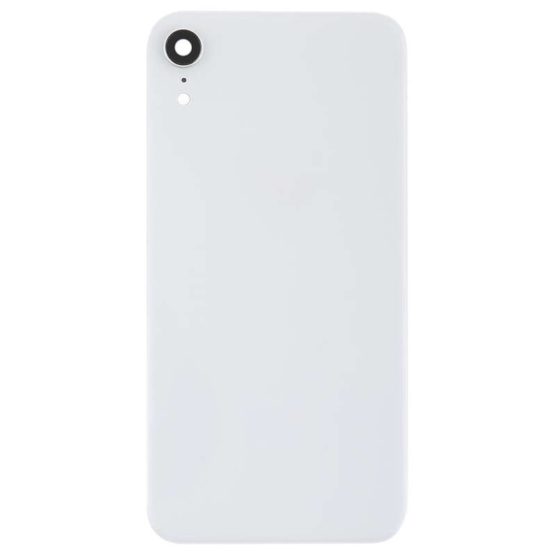 Battery Back Cover with Back Camera Bezel & Lens & Adhesive  for iPhone XR(White)
