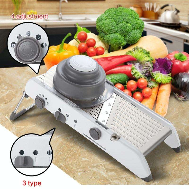 CZ-01 Multifunctional Household Stainless Steel Manual Vegetable Cutting Machine Carrot Potato Gr...