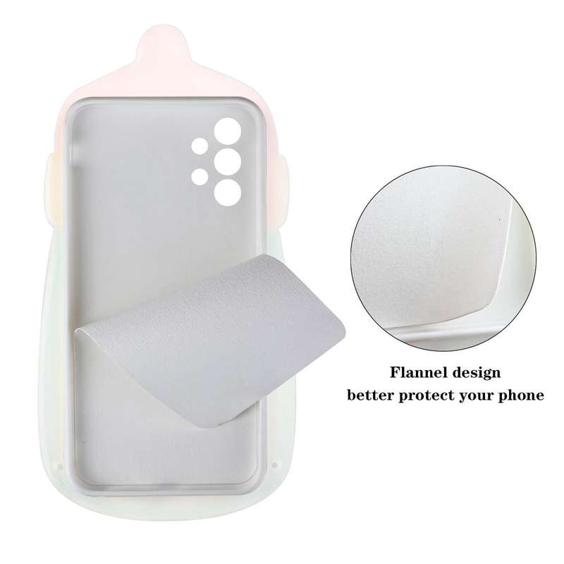 For Samsung Galaxy A33 5G Crossbody Cartoon Silicone Phone Case(Feeding Bottle)