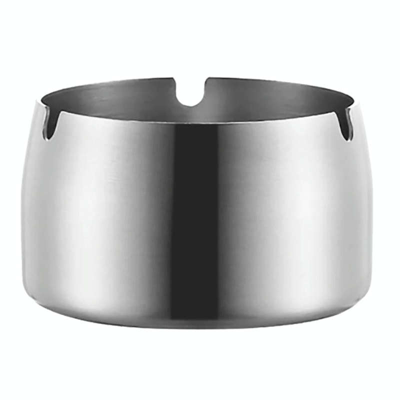 Thickened Stainless Steel Ashtray Windproof And Drop-Proof Ashtray, Specification: Extra Large(Na...