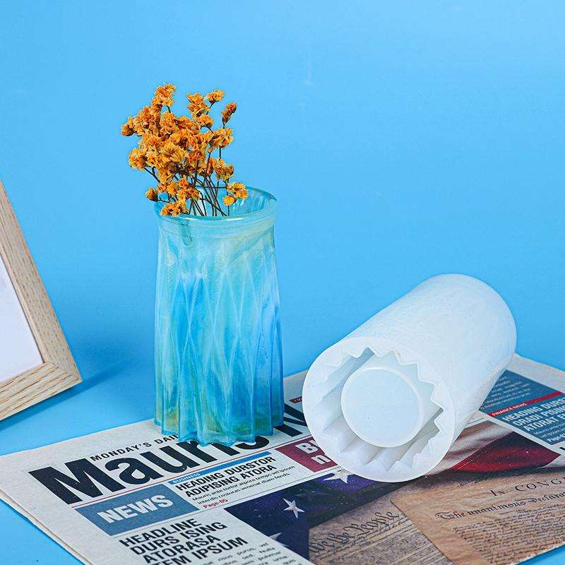 D720 Drop Plastic Mold Vase Silicone Mold(01)