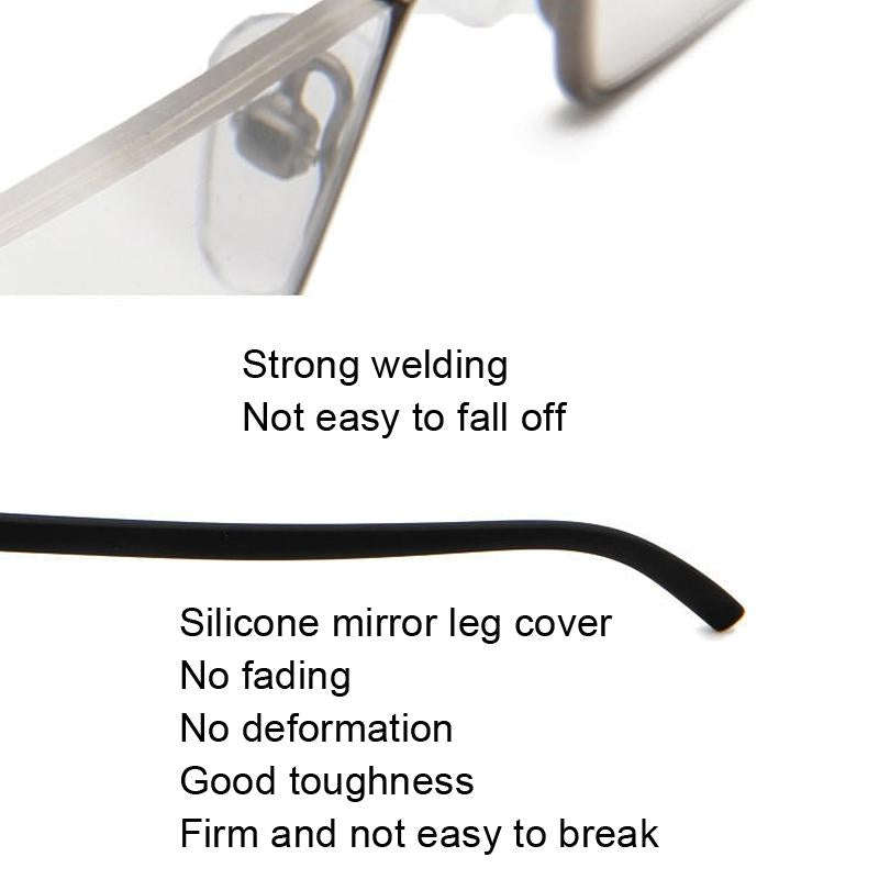 TR90 Seniors Clear Glasses With Portable Case Lightweight Presbyopic Glasses, Degree: +4.00(Blue)