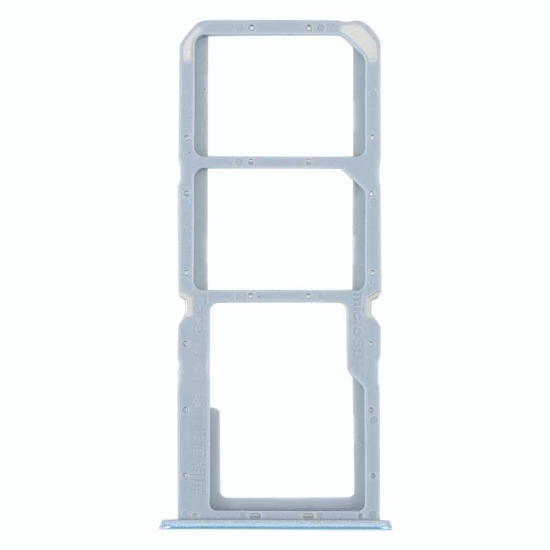 For Realme C30 SIM Card Tray + SIM Card Tray + Micro SD Card Tray (Blue)