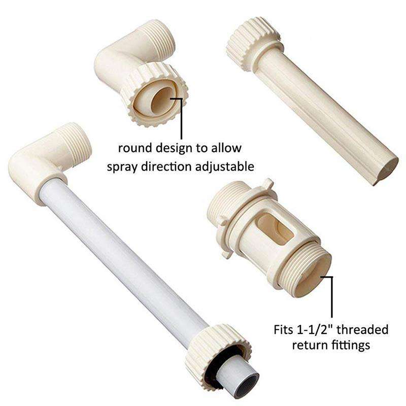 K-210 Swimming Pool Decoration Accessories Swimming Pool Adjustable Height Direction Small Waterf...