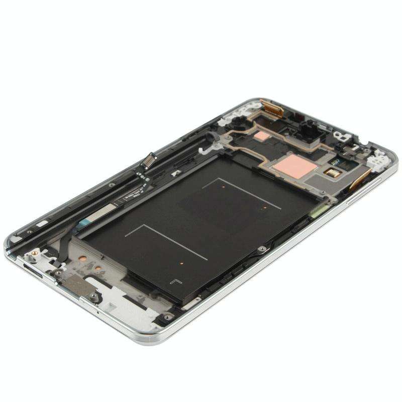 Original LCD Display + Touch Panel with Frame for Galaxy Note III / N9006(White)