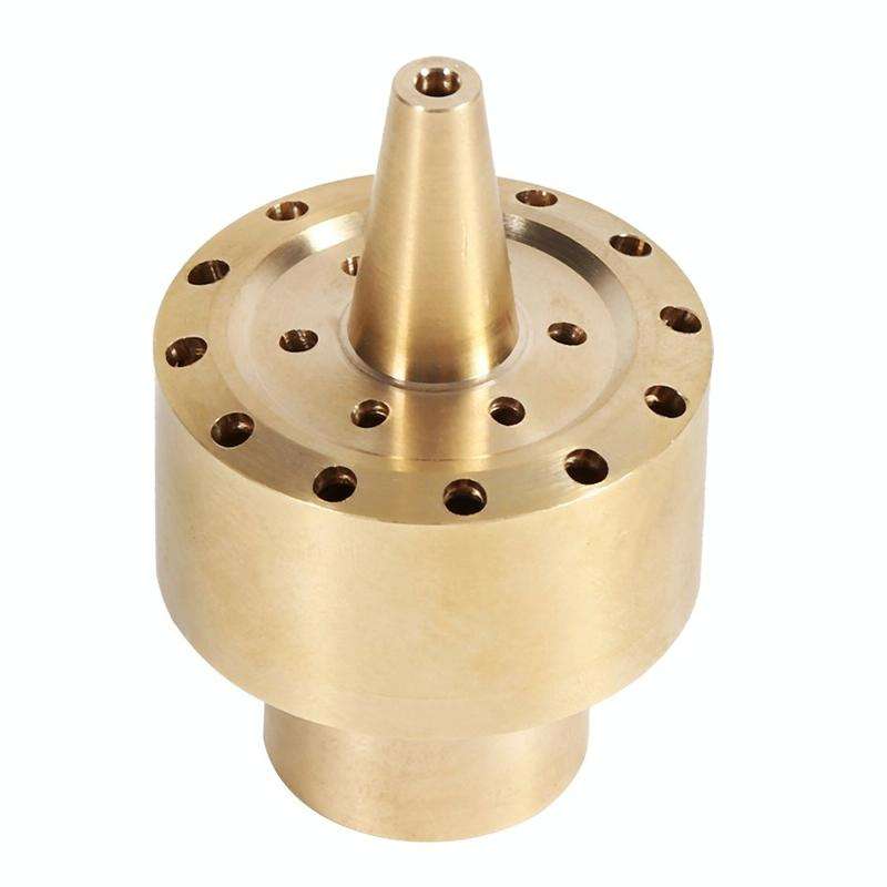 All Brass Flower Column Nozzle Inner Wire Garden Water Features Landscape Fountain Nozzle, Specif...