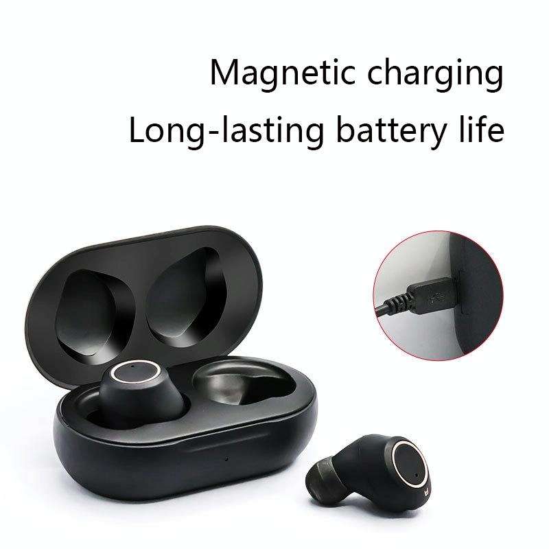 GM-305 Binaural Magnetic Rechargeable Hearing Aid Wireless Elderly Voice Amplifier (Flesh + White)