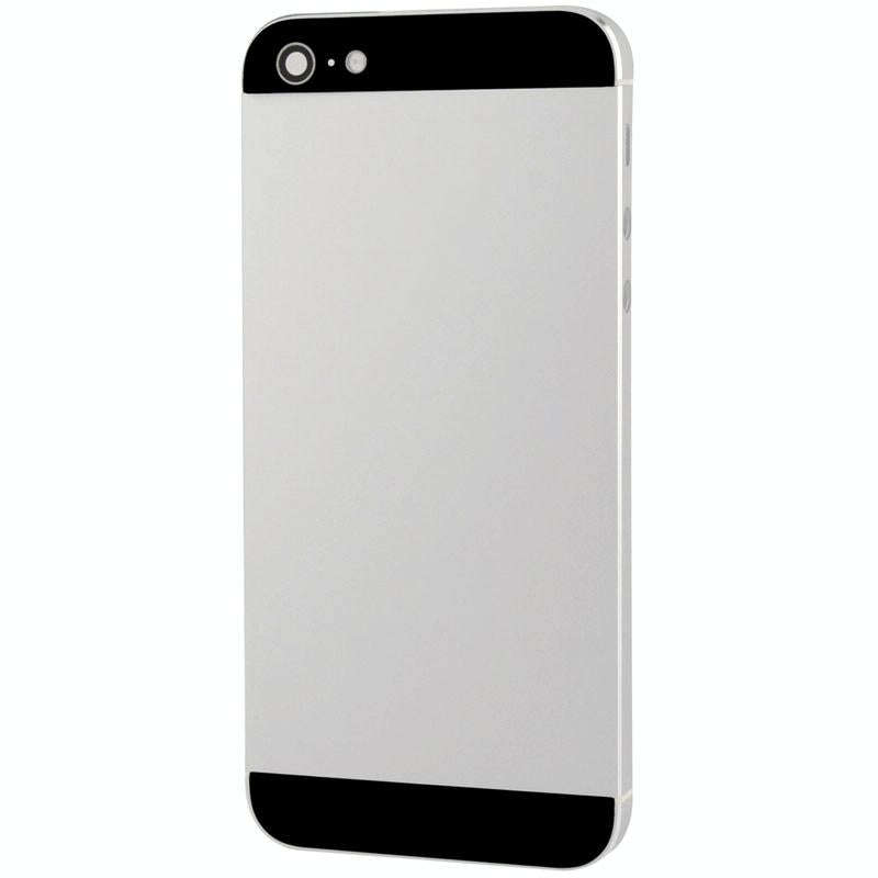 Full Housing Alloy Back Cover for iPhone 5(Silver)