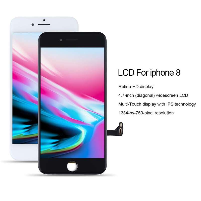 Original LCD Screen for iPhone 8 with Digitizer Full Assembly(Black)